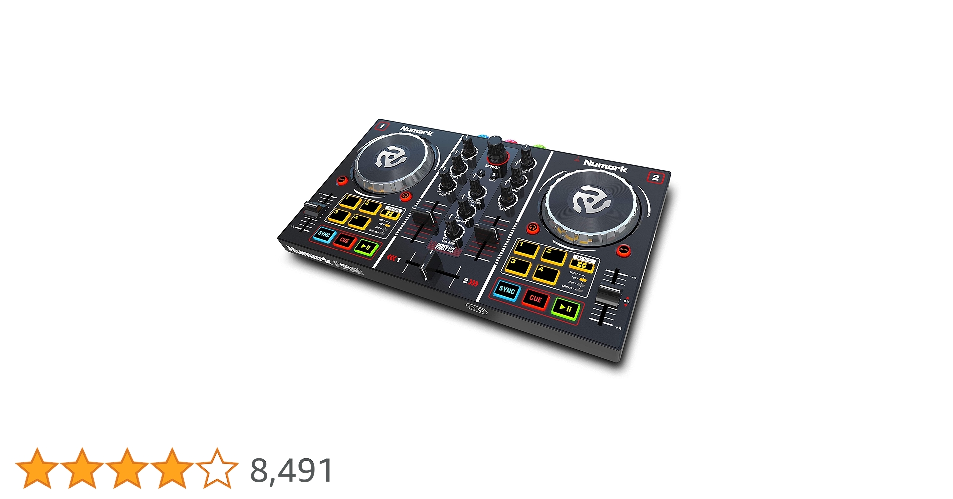 Numark party mix DJコントローラー Numark : Party Mix II / Party Mix Live | 本格的なDJプレイが